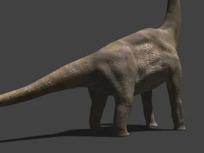 Brachiosaur Jurassic Park - 3d model a 3D model