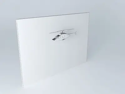 The X01 Stealth Helicopter Free 3D model