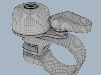 Kids bike bell 3D model