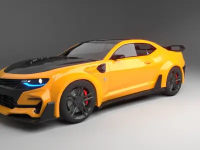 2016 Chevrolet Camaro- Transformer the Last Knight 3D model