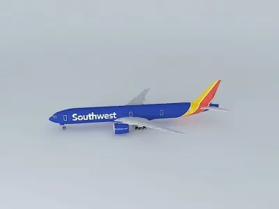 Southwest Airlines Boeing 777 300ER Free 3D model