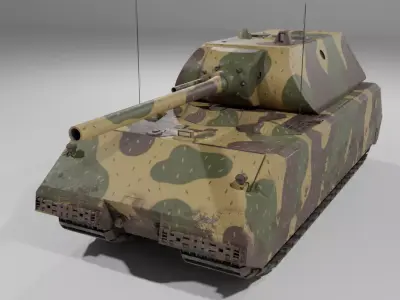 Panzerkampfwagen VIII Maus Free 3D model