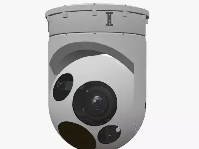 Wescam L3 White Low-poly 3D model