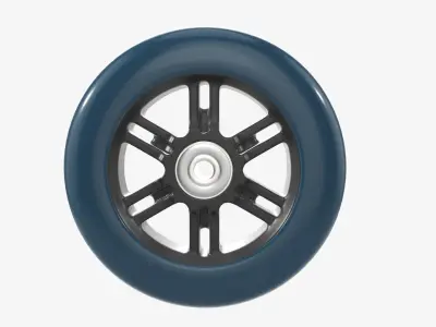 Roller skate wheel 01 3D model