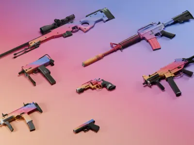 CS2  Fade Collection 3D model