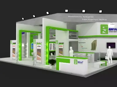 Exhibition Stand - ST0045 3D model