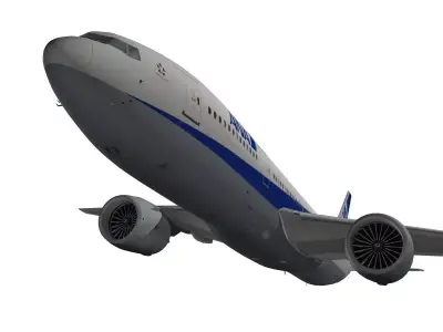 Boeing 777-200ER All Nipon Airways ANA 3D model