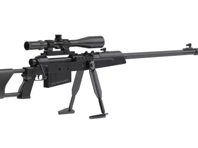 Zastava M93 Black Arrow Anti-materiel Rifle  3D model