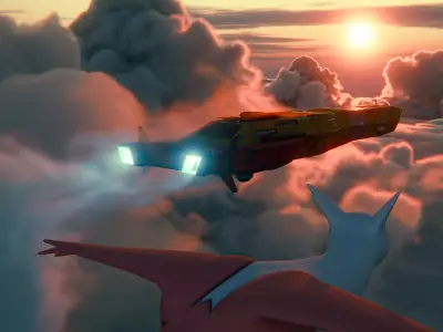 Latias Corvette Class Free 3D model