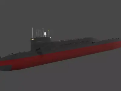 Type 096 Submarine 3D model