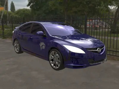 Mazda Car Free 3D model