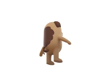 Shiht Zu Dog Character 3D model