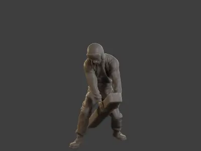 1900 Antartic Sailor ANS1 016 3D print model