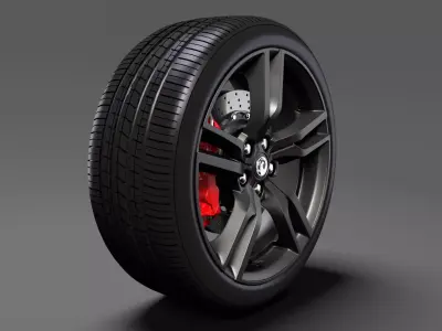 Vauxhall VXR8 wheel 2017 3D model