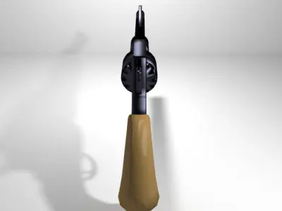 Revolver - Handgun Type 3 3D model