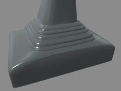 Gear Lever 04 Low-poly 3D model