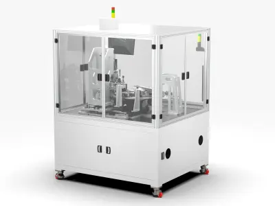 Automatic Battery Flatness Contour Size Inspection Machine 3D model