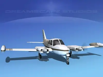 Cessna 310 V03 3D model