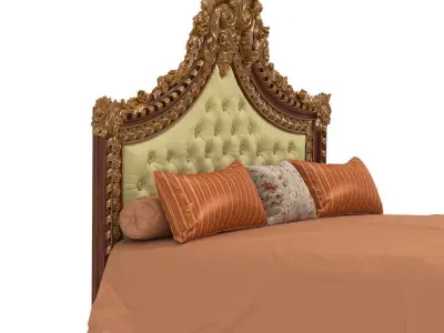EZIO BELLOTTI 3640 classic baroque bed 3D model