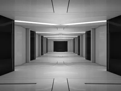 Sci Fi Interior 3D model 88