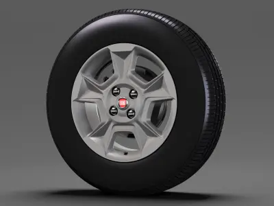 Fiat Qubo Trekking wheel 2017 3D model