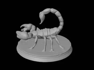 scorpion 3D print model