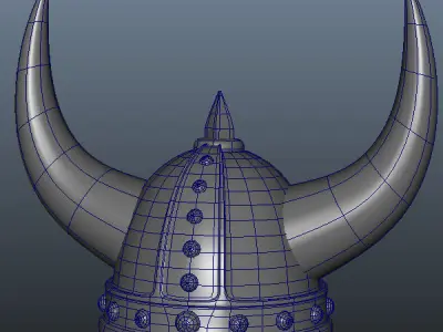 Viking helmet 3D model