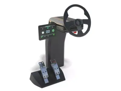 Vehicle Control Panel 3D model