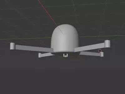 quadcopter drone 3D model