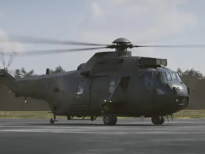 Westland Sea King HC4 Commando 3D model