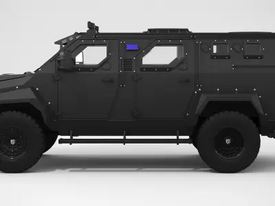 SWAT Truck Pit-Bull VX 3D model