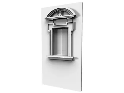 Classic 6 window 3D model