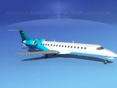 Embraer ERJ-140 Corporate 2 3D model