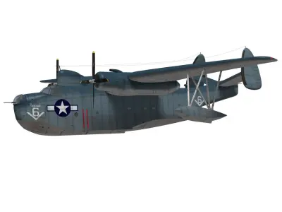 Martin PBM 5 mariner 3D model