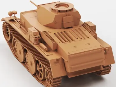 PzKpfw I Ausf C 3D print model