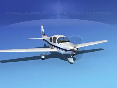 Cirrus SR22 Civil Air Patrol 3D model