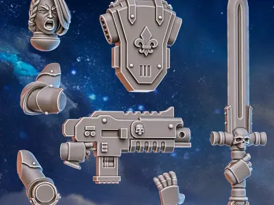 Stormpride Sisters Free Bits Set Free 3D print model