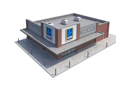 Retail-199 Aldi-004 3D model