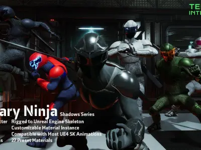 Shadow Series Pack Low-poly 3D model