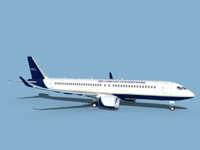 Airbus A220-300 Air Charter Intl 3D model