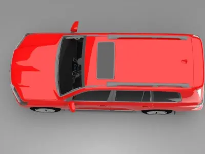 Land Cruiser Low-poly 3D model