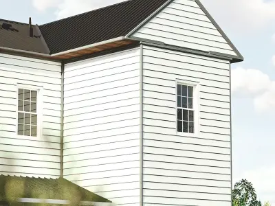 Farm House Low-poly 3D model