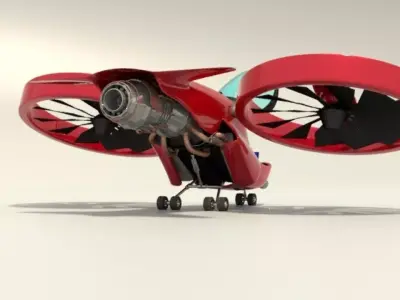 surveillance aircraft 3D model