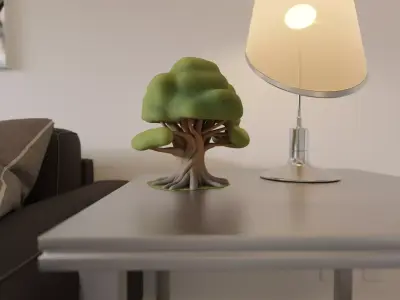 Tree garden 3D print model purchase
