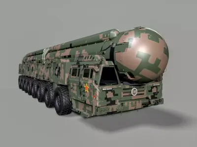 DF-61 Missile 3D model