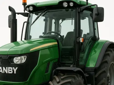 Tractor Low-poly 3D model