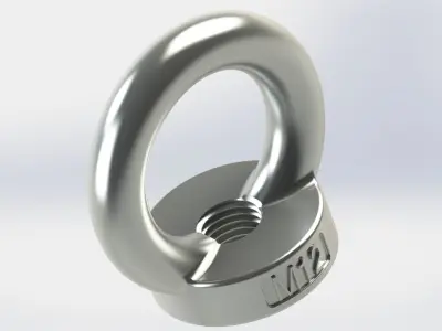 Eye Nut M12 3D model