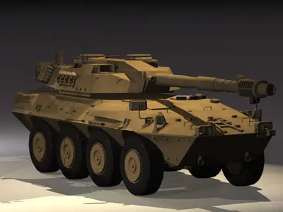 Centauro B1 tank destroyer 3D model