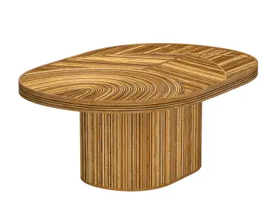 Coffee table fish 3D model