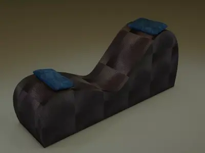 Love Bed Free 3D model
